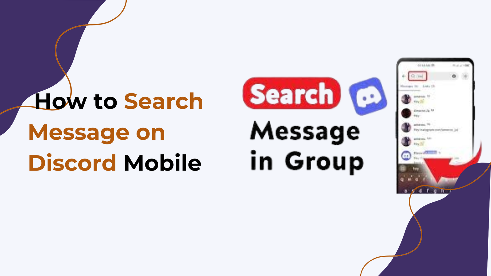 Search Message on Discord Mobile